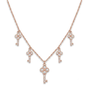 Silvme Butterfly CZ Pendant Necklace accented with sparkling cubic zirconia, crafted in 925 sterling silver for women