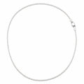 Silvme 925 silver box link neck chain, approx. 3.79 g, solid silver, not plated, sterling silver throughout