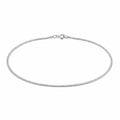 Sterling silver rhodium-plated chain by Silvme, made for women and men, close to 4.75 g in weight