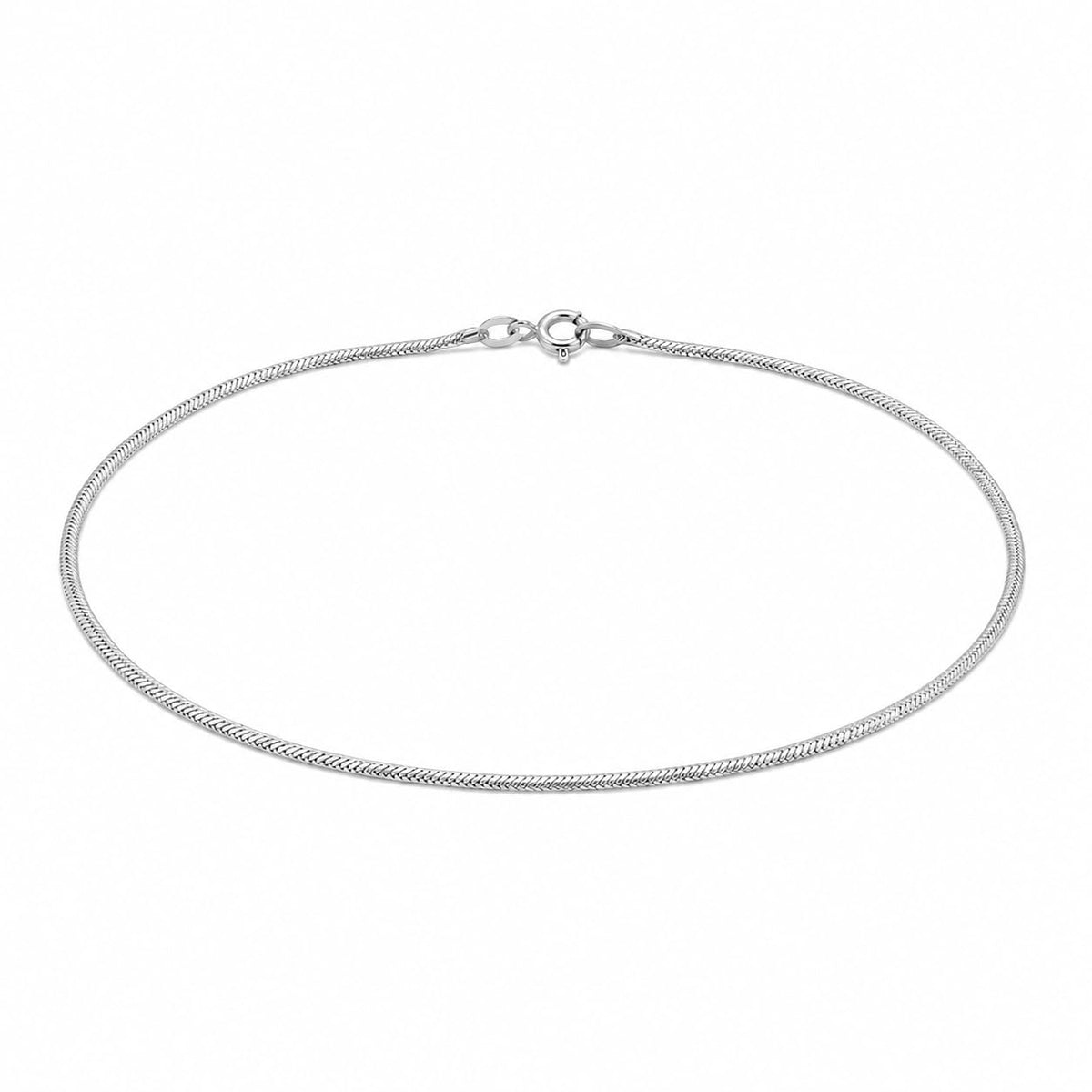 Sterling silver rhodium-plated chain by Silvme, made for women and men, close to 4.75 g in weight