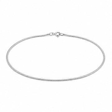 Sterling silver rhodium-plated chain by Silvme, made for women and men, close to 4.75 g in weight