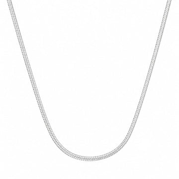 Sterling silver box link chain by Silvme, made for women and men, close to 8.7 g in weight