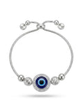 Silvme Evil Eye Bracelet in 925 sterling silver accented with sparkling cubic zirconia, jewellery for women