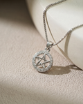 Silvme Pure 925 Sterling Silver Mystic Star Pendant for Women & Girls