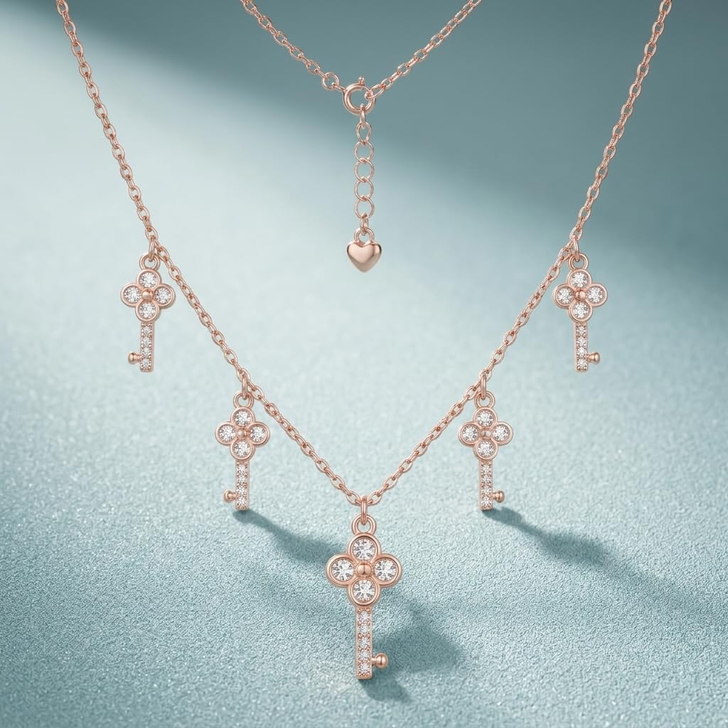 Sparkling cubic zirconia setting on the Silvme Butterfly CZ Pendant Necklace, 925 sterling silver jewellery