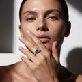 Silvme Slim Minimal 925 sterling silver ring for women — close-up detail