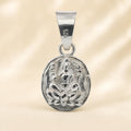 Silvme Vintage Pendant Necklace Indian Traditional in 925 sterling silver, a lovely choice as a birthday gift