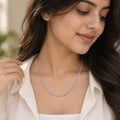 Silvme 925 Sterling Silver Chain, Approx. 6.33 g, for Women and Men
