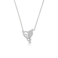 Silvme Heart Pendant Necklace, crafted in 925 sterling silver for women, a graceful gift for her