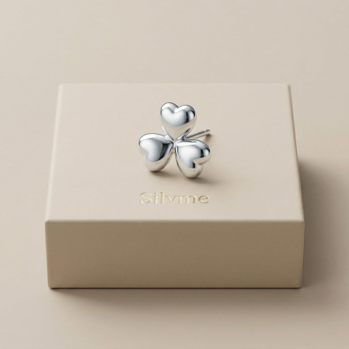 Bow Stone-Set Stud Earrings, additional product view 3