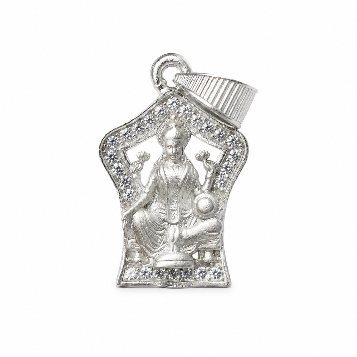 925 sterling silver Devi Lakshmi Pendant by Silvme, an elegant accessory for her, premium silver jewellery