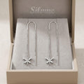 Dragonfly Charm Threader Earrings, additional product view 5