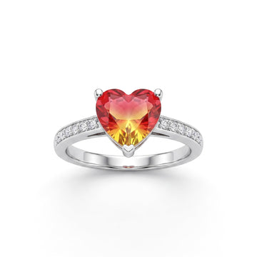 Silvme Dragonfly Whimsy Nature 925 sterling silver ring for women — front view on white background
