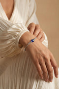 Silvme Moon Star Bracelet featuring 925 sterling silver 925 purity, 925 silver jewellery, minimal modern styling