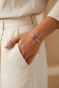 Silvme Moon Star Bracelet in 925 sterling silver – Celestial Charm Bracelet, luxury silver design