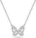Silvme Wing Butterfly Pendant Necklace in 925 sterling silver, jewellery for women, a gift-worthy silver piece