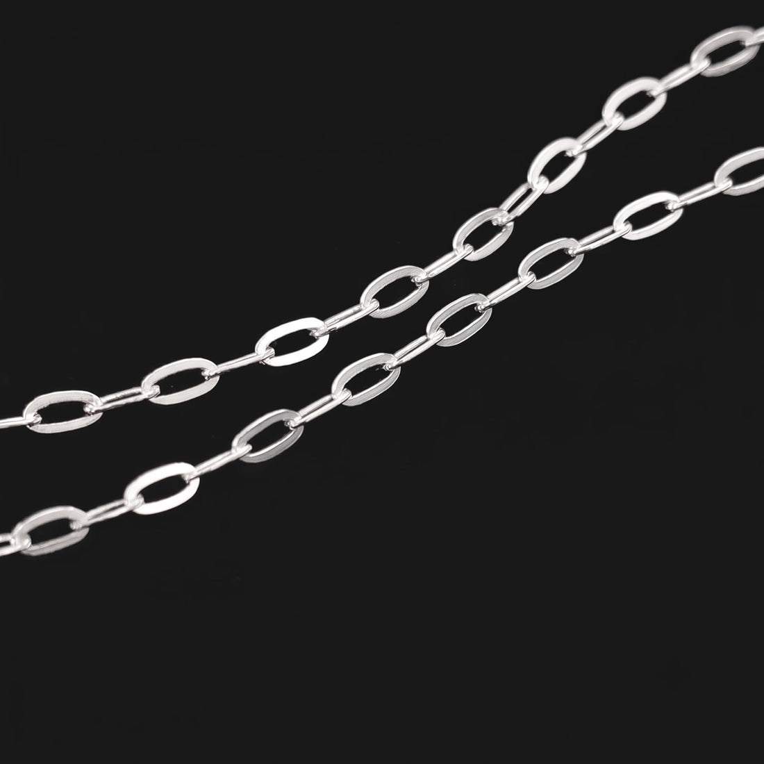 Silvme chain in solid 925 sterling silver, approx. 6 g, sterling clasp and findings
