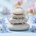 Love Script Heart Drop Earrings, additional product view 7