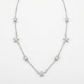 Silvme Star Station Pendant Necklace, crafted in 925 sterling silver for women, ideal for Diwali festive wear