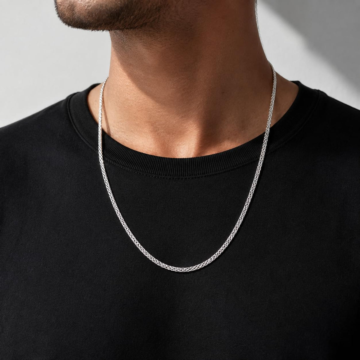 925 sterling silver chain by Silvme, weighing about 6.33 g, clasp included, sterling silver throughout