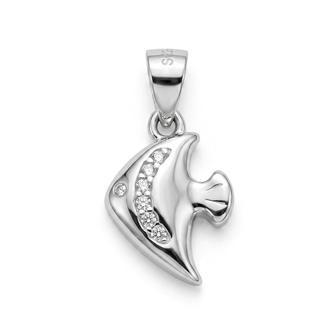 Silvme Journey Pendant Necklace Travel Gift in 925 sterling silver, jewellery for women, minimal modern styling