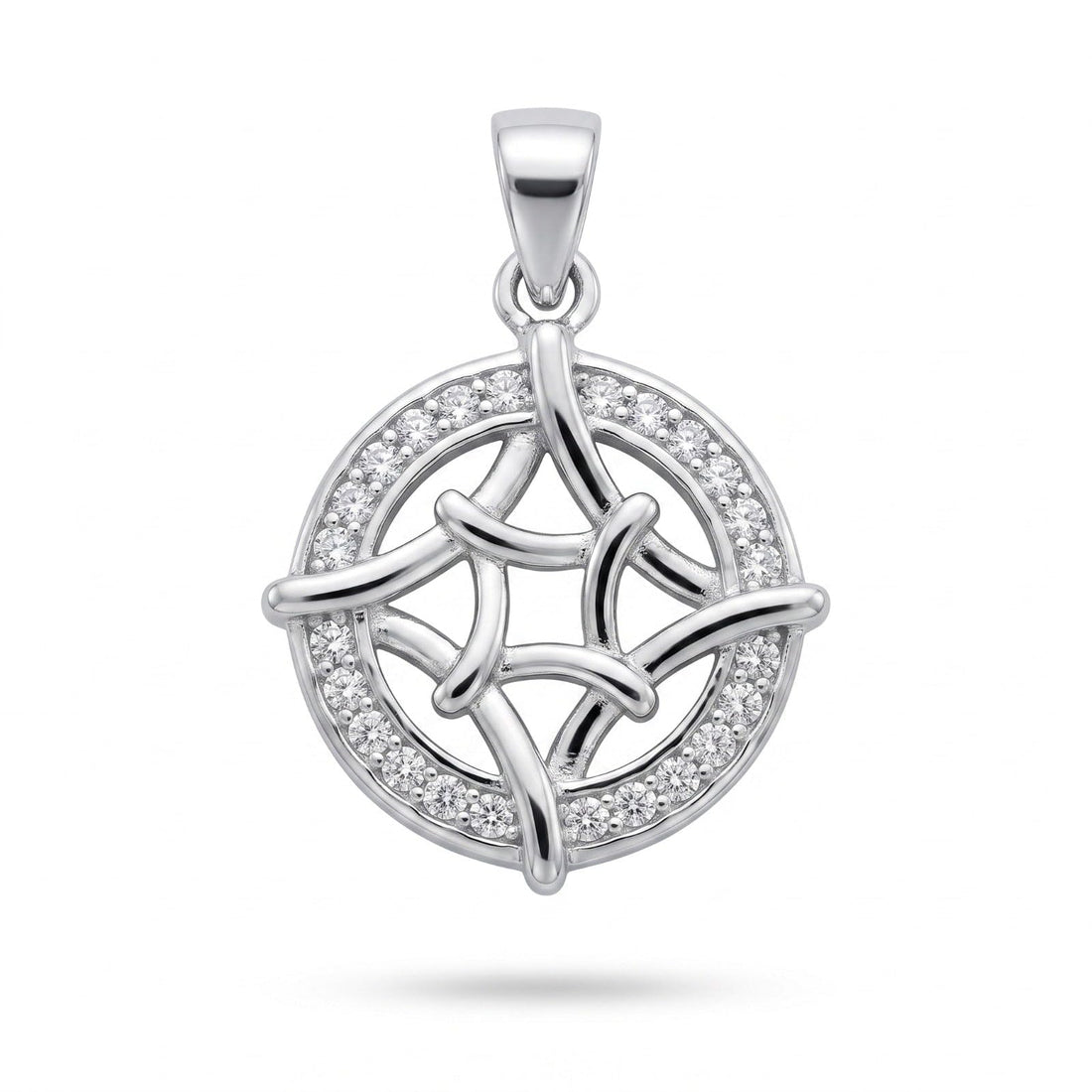 Silvme Infinity Pendant Necklace Couple Love Gift in 925 sterling silver, jewellery for women
