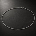 Silvme sterling silver rhodium-plated chain, 5.05 g, rhodium over solid 925 silver