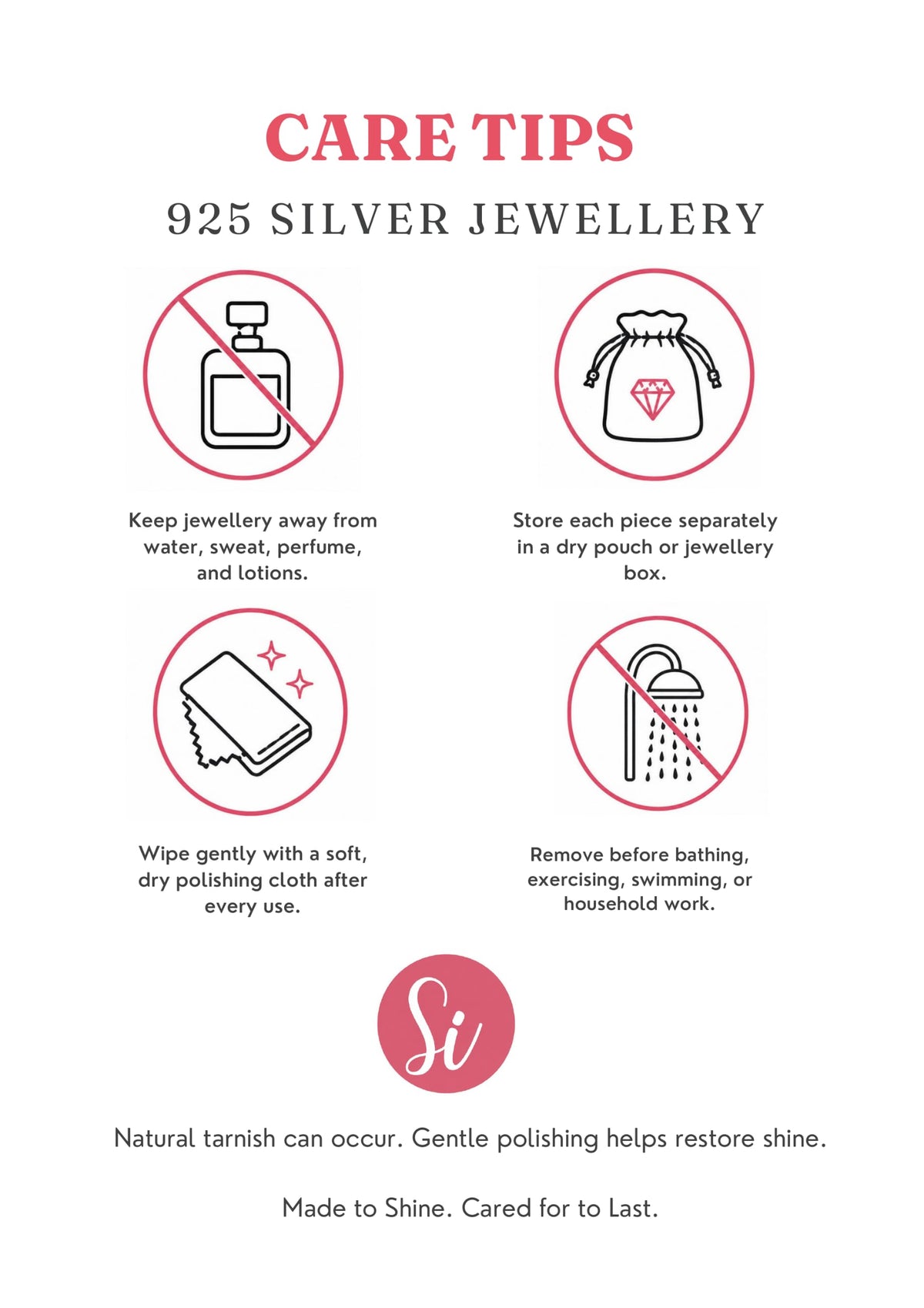 SILVME 925 Sterling Silver Heart & Star Stone-Set Stud Earrings
