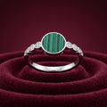 Silvme Slim Minimal 925 sterling silver ring for women — worn on the finger
