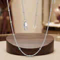 Silvme 925 sterling silver box link chain for women and men, approx. 4.68 g, sterling silver throughout