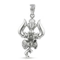 925 sterling silver Trishul Pendant by Silvme, an elegant accessory for her, a gift-worthy silver piece