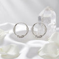 Silvme Oxidised Bali Hoop Earrings - oxidised silver 925 sterling silver earrings for women, festive look