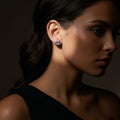 Lip Kiss Stone-Set PavÃ© Stud Earrings, close-up detail, view 6