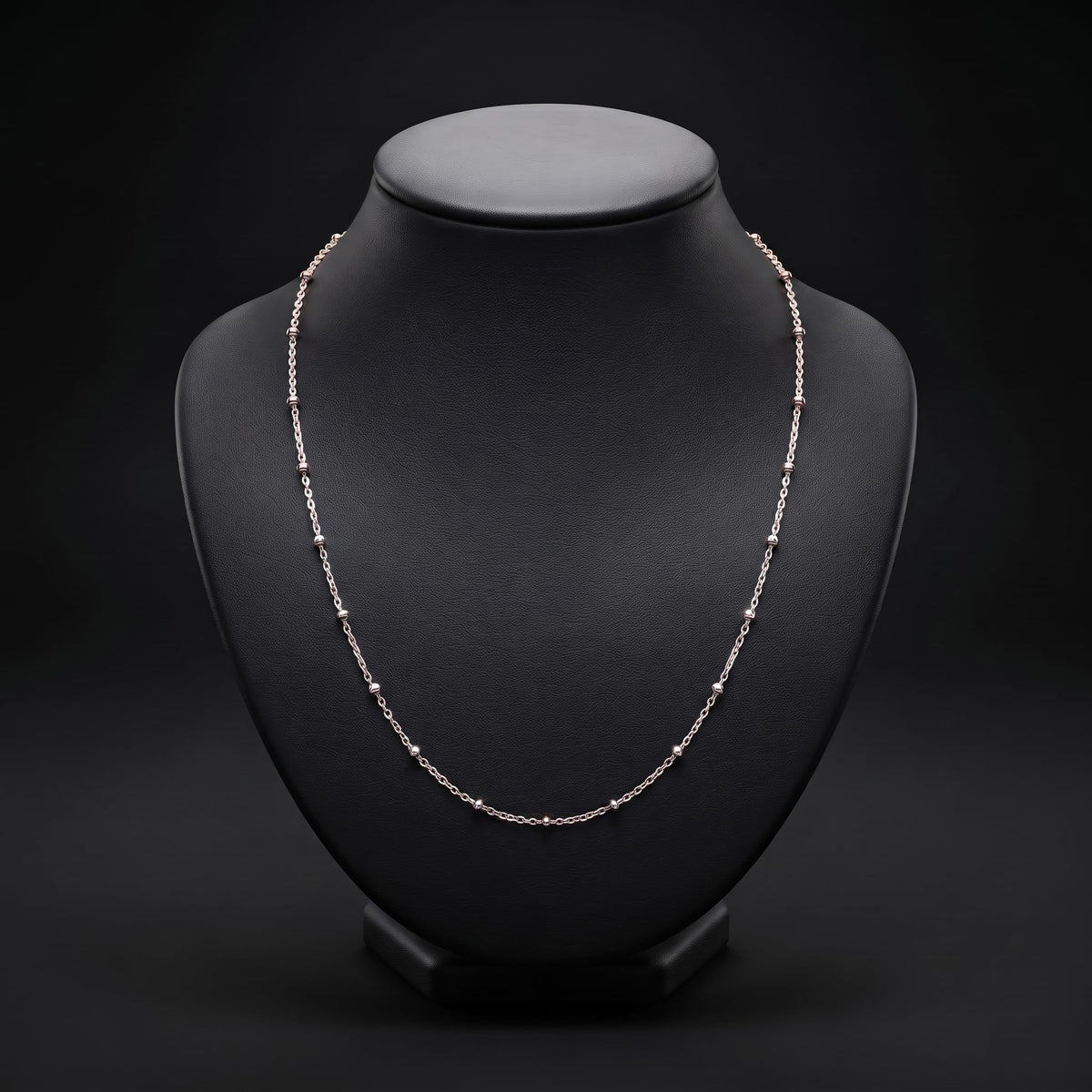 Silvme chain, 20 inch in solid 925 sterling silver, approx. 5.14 g, sterling clasp and findings