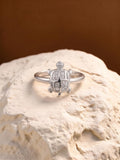 Sterling silver lucky turtle ring for women for Raksha Bandhan and birthday gifting