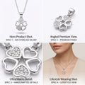 Elegant 925 silver jewellery â€“ the Silvme Pendant Necklace Love Gift, timeless design for women