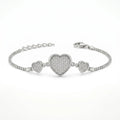Silvme Geometric Link Bracelet showcasing its geometric link design in 925 silver for women