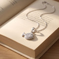 Silvme Lotus Pendant Necklace Wellness Spiritual Gift in 925 sterling silver, a fine pick as a birthday gift
