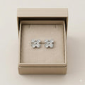 Four-Petal Clover Stud Earrings, additional product view 5