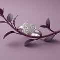 Silvme Christmas Gift 925 sterling silver ring for women — side profile