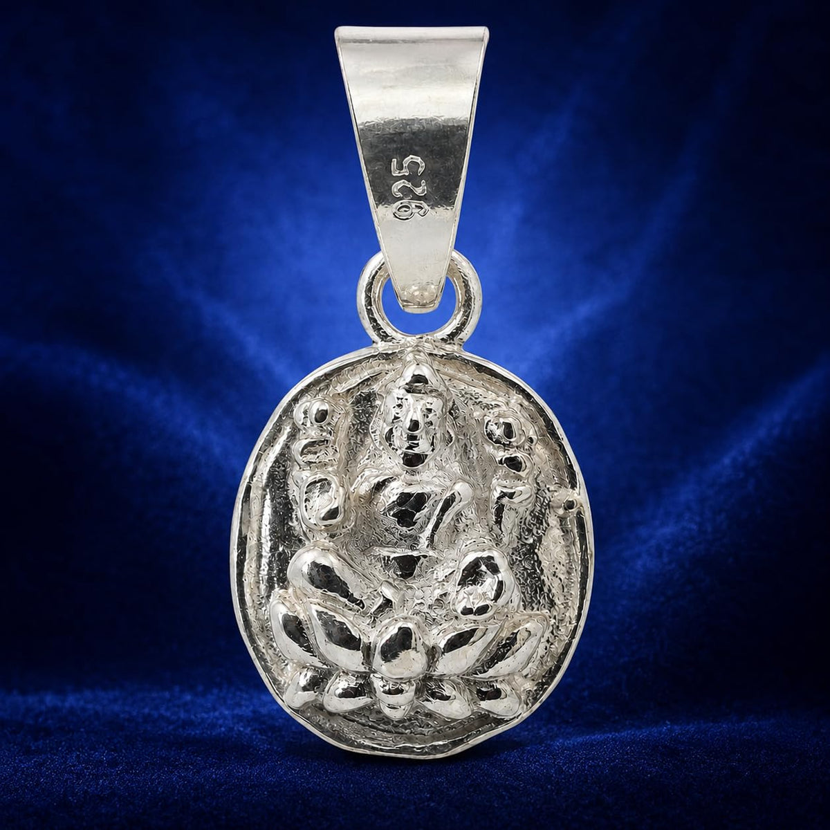 Silvme 925 Silver Vintage Pendant Necklace Indian Traditional