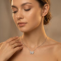 Silvme 925 Sterling Silver Wing Butterfly Pendant Necklace