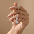 Silvme Planet & Star Pendant Necklace with its softly polished 925 silver surface, a gift-worthy silver piece