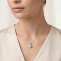 A giftable 925 silver â€“ the Silvme Lotus Pendant Necklace Wellness Spiritual Gift, minimal modern styling