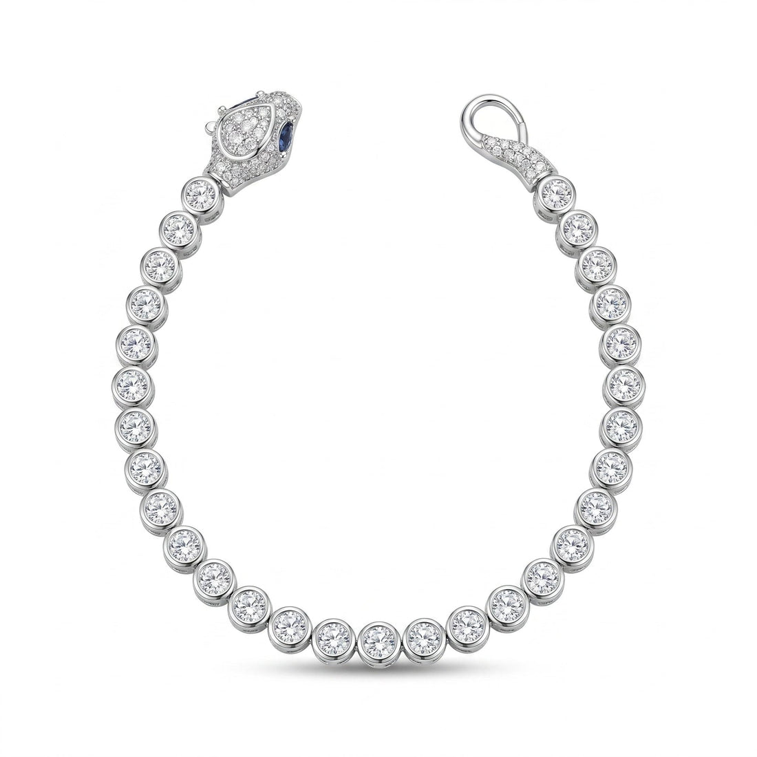 925 sterling silver Snake Chain Bracelet by Silvme, an elegant accessory for her for women
