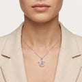 Silvme Pendant Necklace Special Gift Mom with its softly polished 925 silver surface, luxury silver design