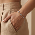 Silvme Box Chain Bracelet in 925 sterling silver – Sleek Minimalist Link Bracelet, a graceful gift for her