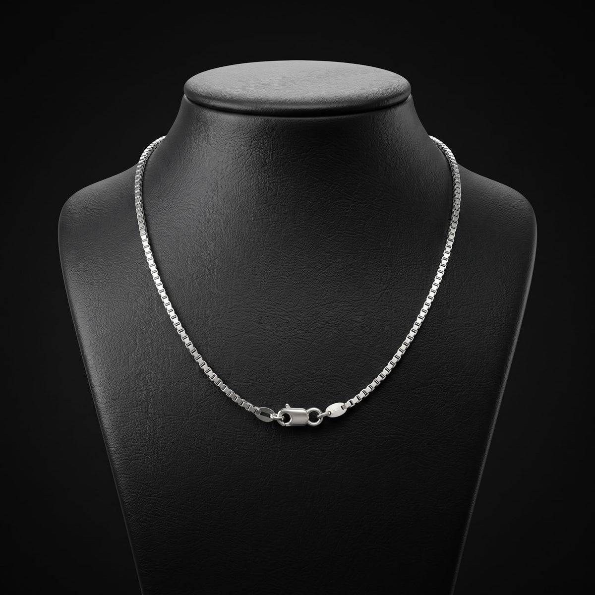 925 silver box link chain for women and men from Silvme, around 6.11 g on the scale