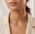 925 sterling silver 925 purity on the Silvme Rose Gold Heart Pendant Necklace in 925 sterling silver