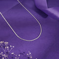 Silvme 925 Sterling Silver Box Chain, Approx. 6.06 g, for Women and Men